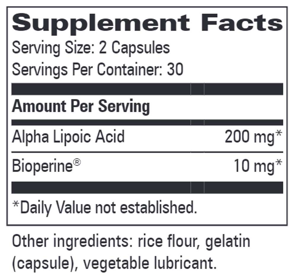 Progressive Laboratories Alpha Lipoic Acid