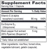 Progressive Laboratories CoQ10 100mg Plus E