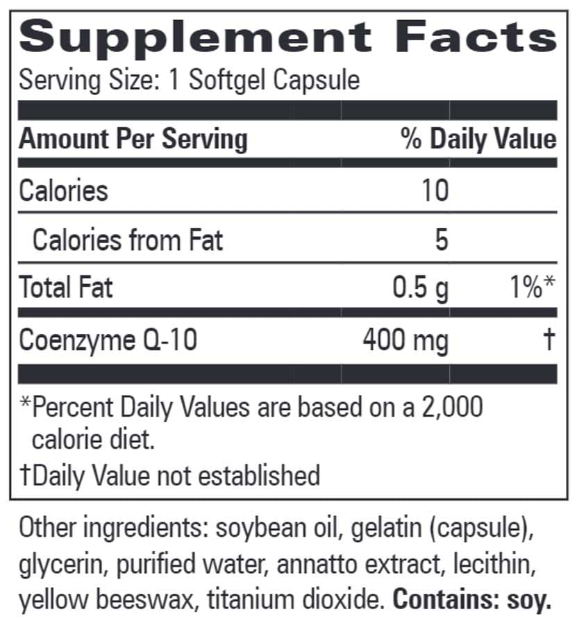 Progressive Laboratories CoQ10 400mg