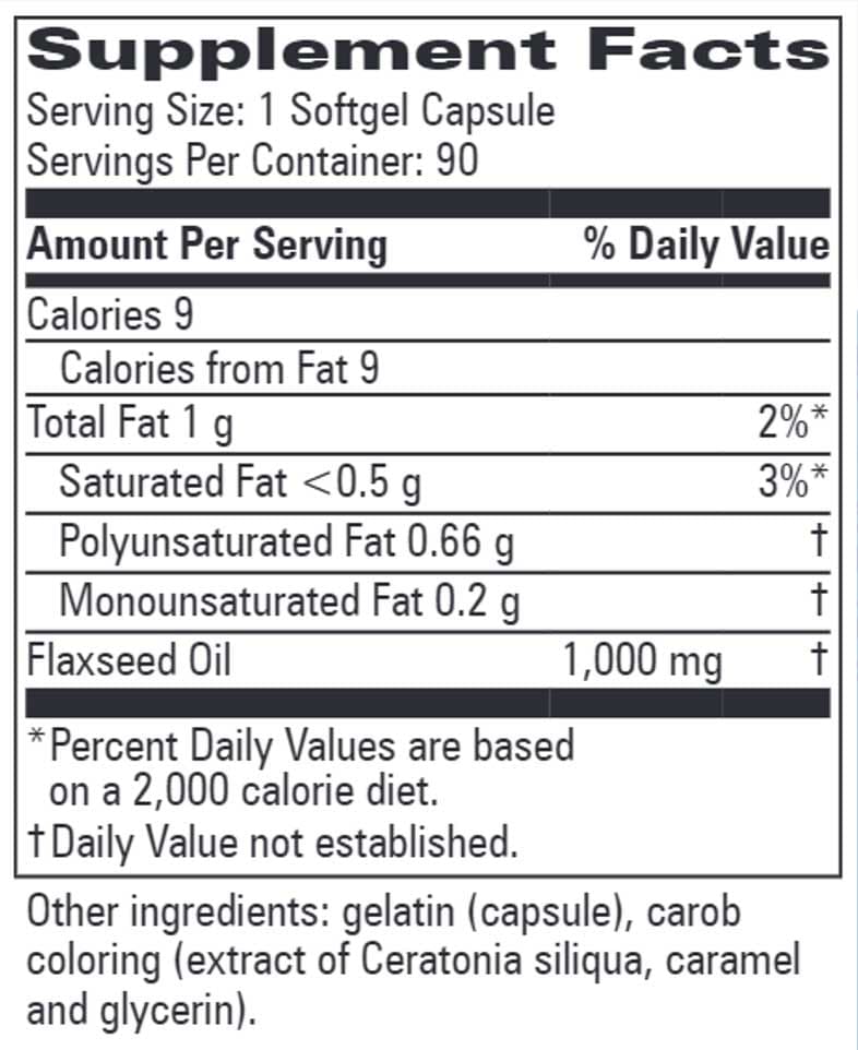 Progressive Laboratories Flax Oil Capsules