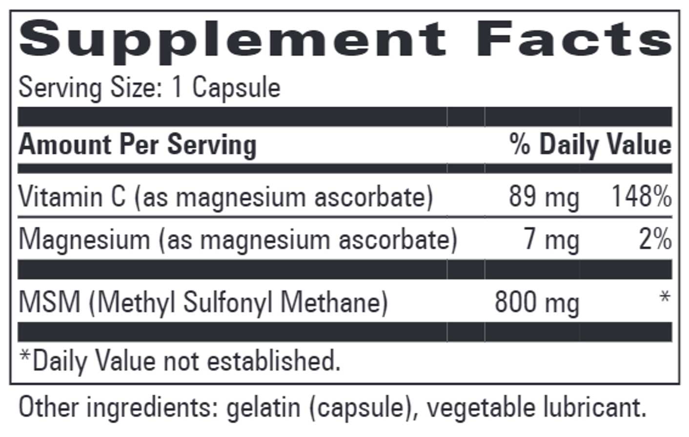 Progressive Laboratories MSM Complex