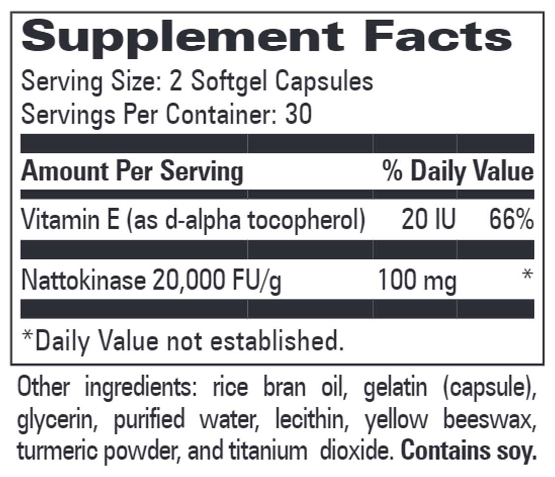 Progressive Laboratories Nattokinase with Vitamin E