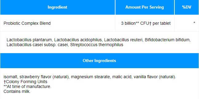 Progressive Laboratories Probiotic Chewable for Kids