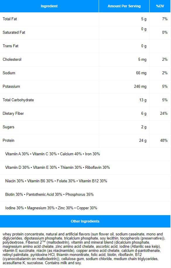 Progressive Laboratories Skip-A-Meal