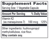 Progressive Laboratories Vitamin K2