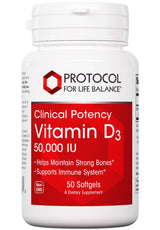 Protocol for Life Balance Vitamin D3 50,000 IU