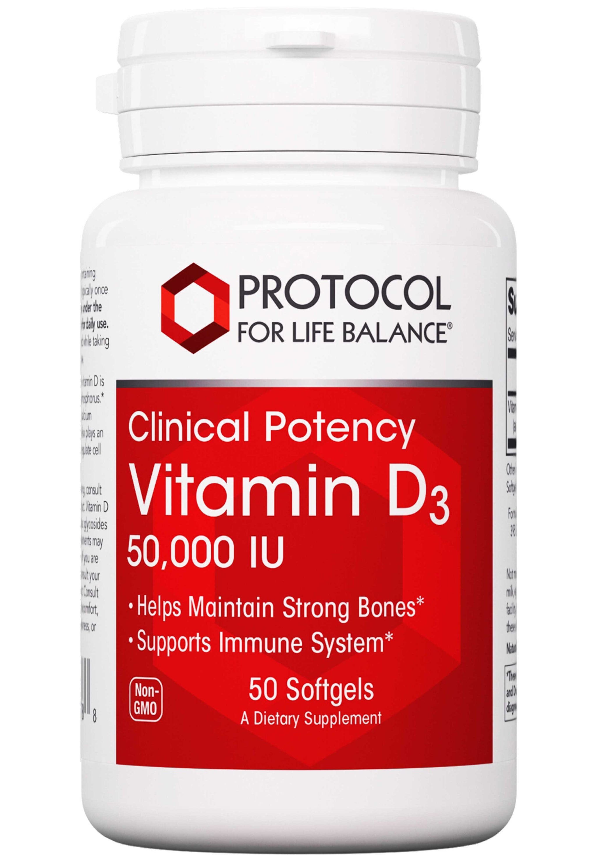 Protocol for Life Balance Vitamin D3 50,000 IU