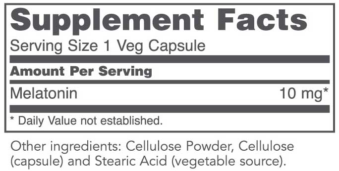 Protocol for Life Balance Extra Strength Melatonin 10 mg