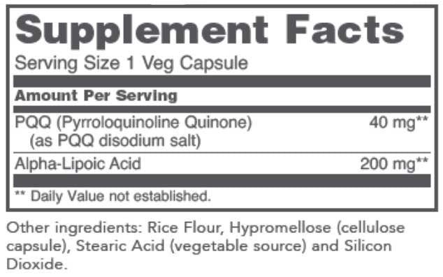 Protocol for Life Balance Extra Strength PQQ 40 mg