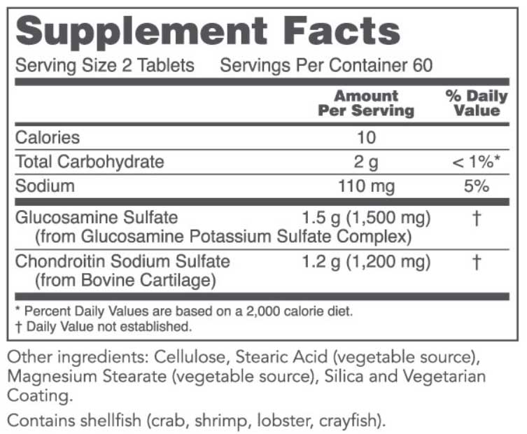 Protocol for Life Balance Glucosamine & Chondroitin