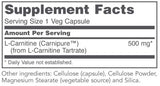 Protocol for Life Balance L-Carnitine