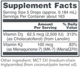 Protocol for Life Balance Liquid D3 & MK-7