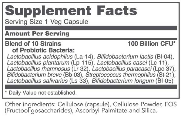 Protocol for Life Balance ProtoDophilus 100 Billion, 10 Strains