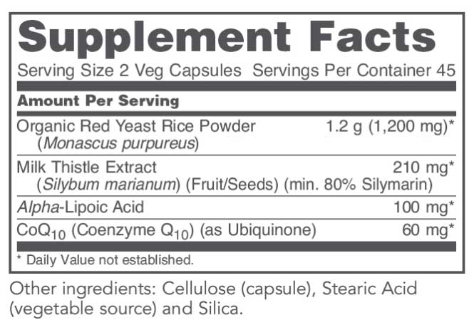 Protocol for Life Balance Red Yeast Rice Plus