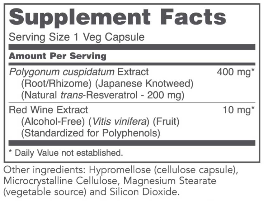 Protocol for Life Balance Resveratrol