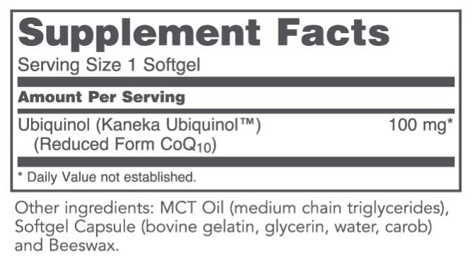 Protocol for Life Balance Ubiquinol