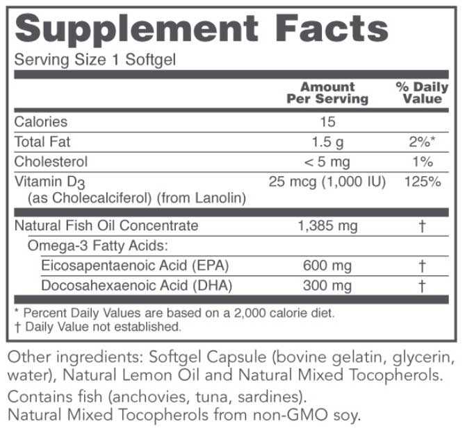 Protocol for Life Balance Ultra Omega 3-D