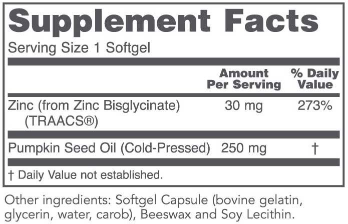 Protocol for Life Balance Zinc Glycinate