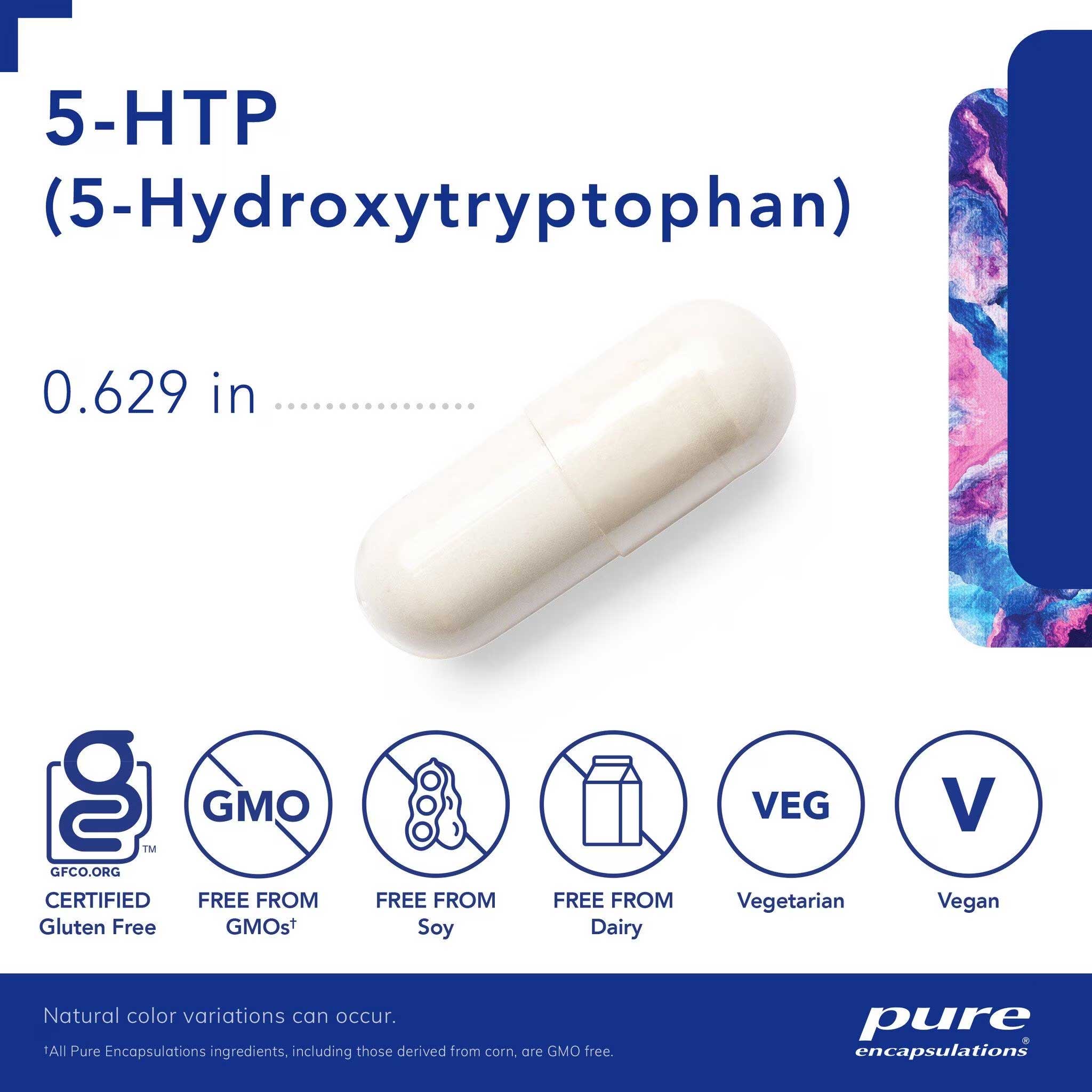 Pure Encapsulations 5-HTP 100mg