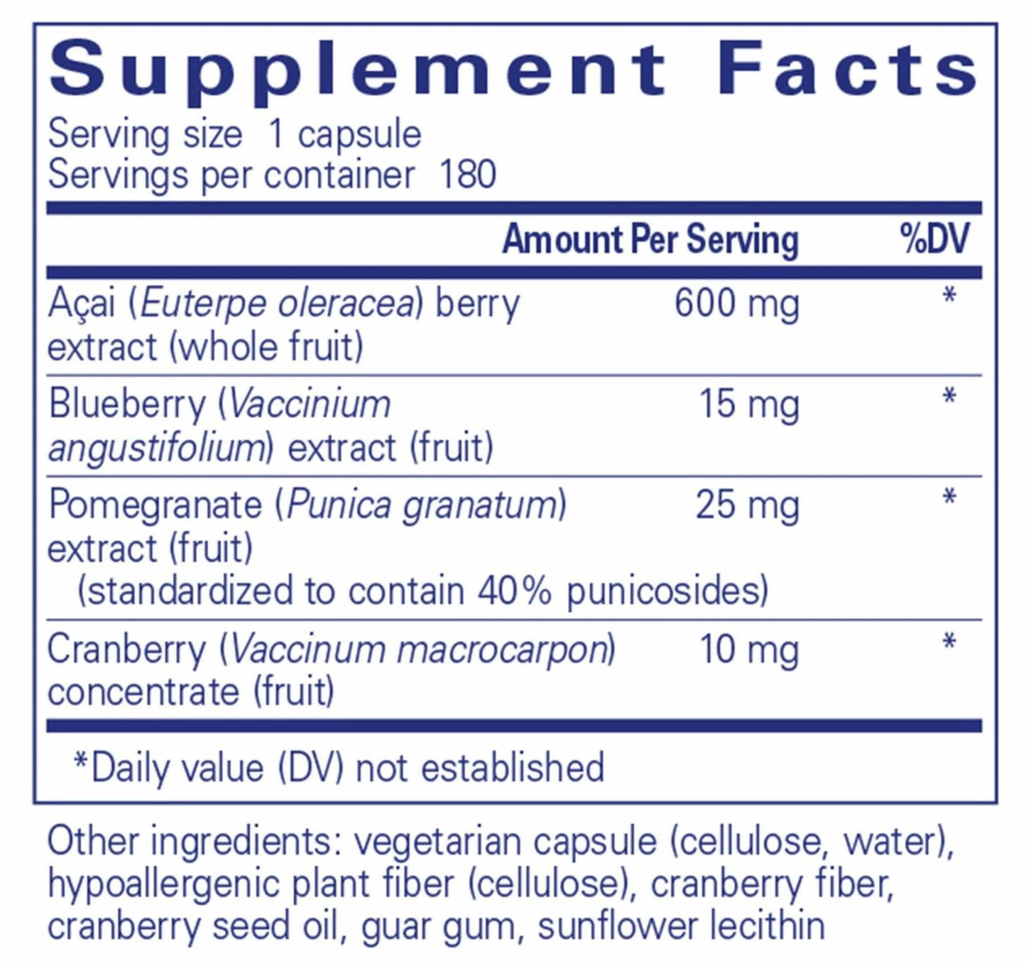 Pure Encapsulations Acai 600