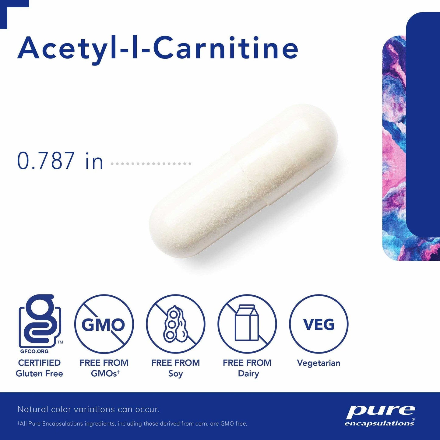 Pure Encapsulations Acetyl-l-Carnitine 250mg