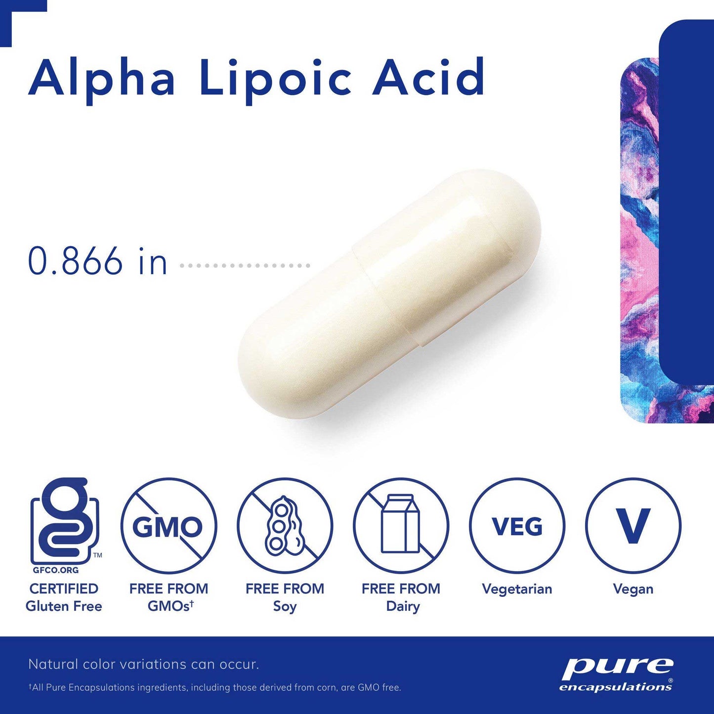 Pure Encapsulations Alpha Lipoic Acid 100mg