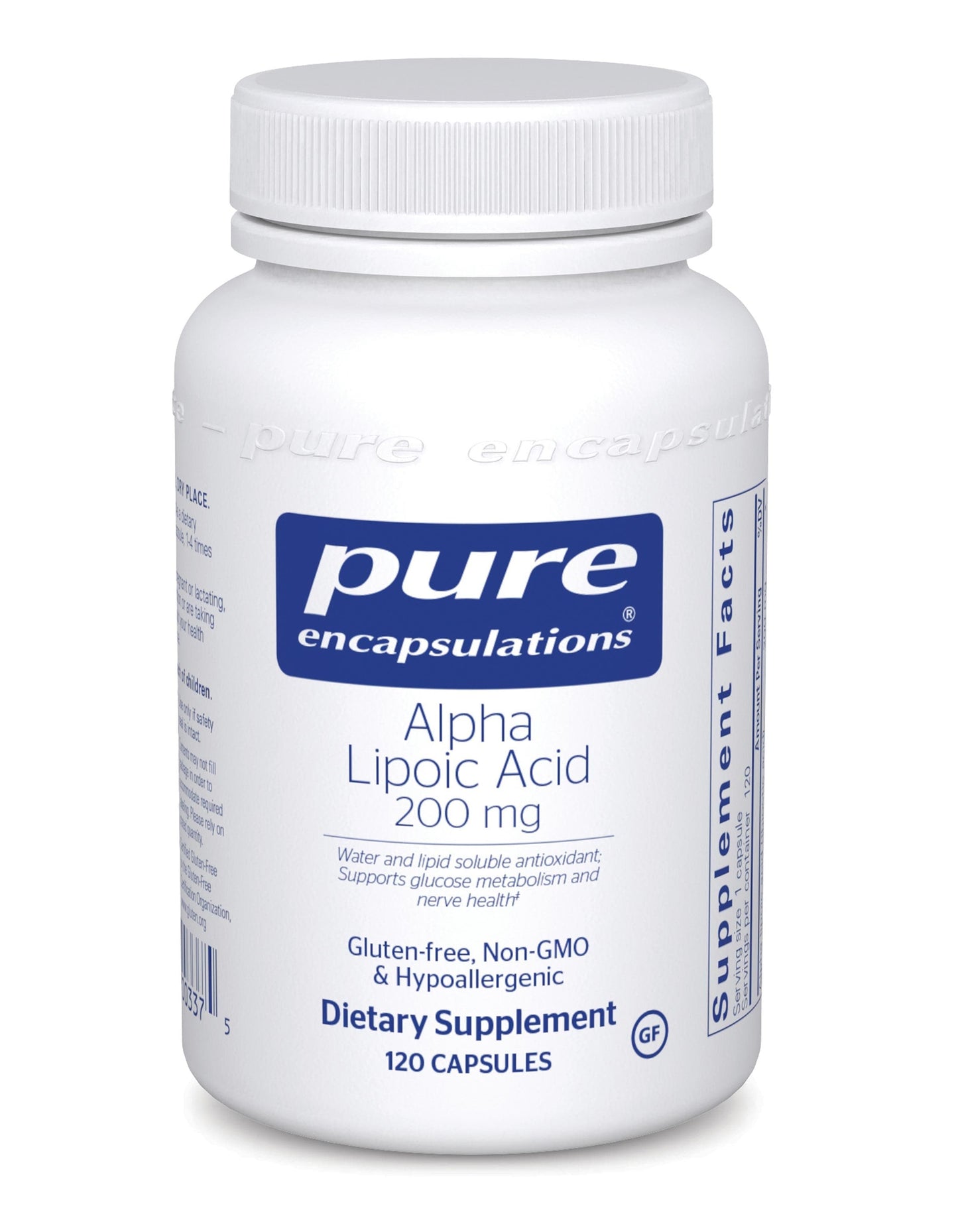 Pure Encapsulations Alpha Lipoic Acid 200mg
