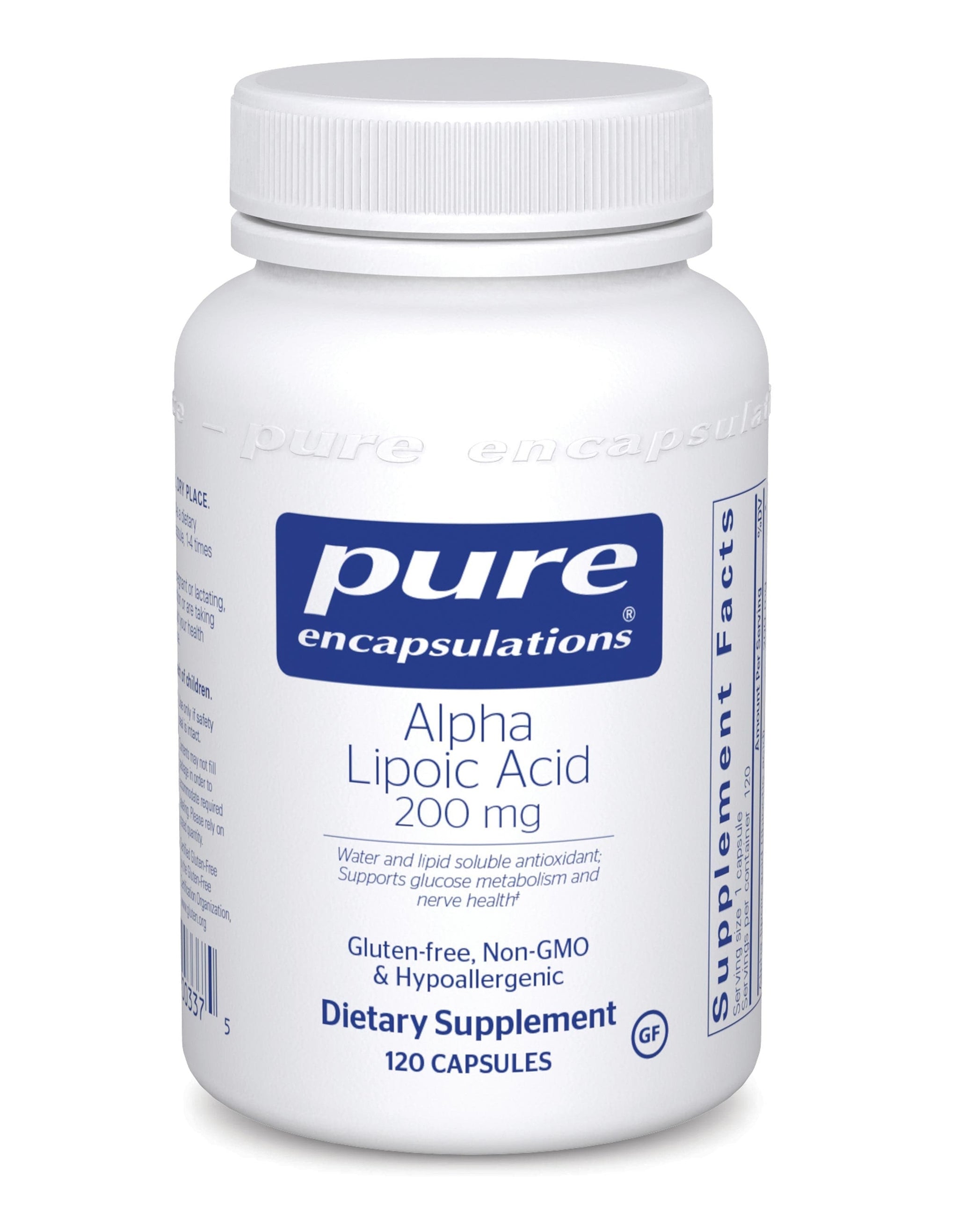 Pure Encapsulations Alpha Lipoic Acid 200mg