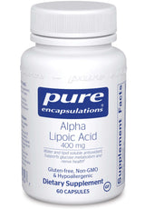 Pure Encapsulations Alpha Lipoic Acid 400mg