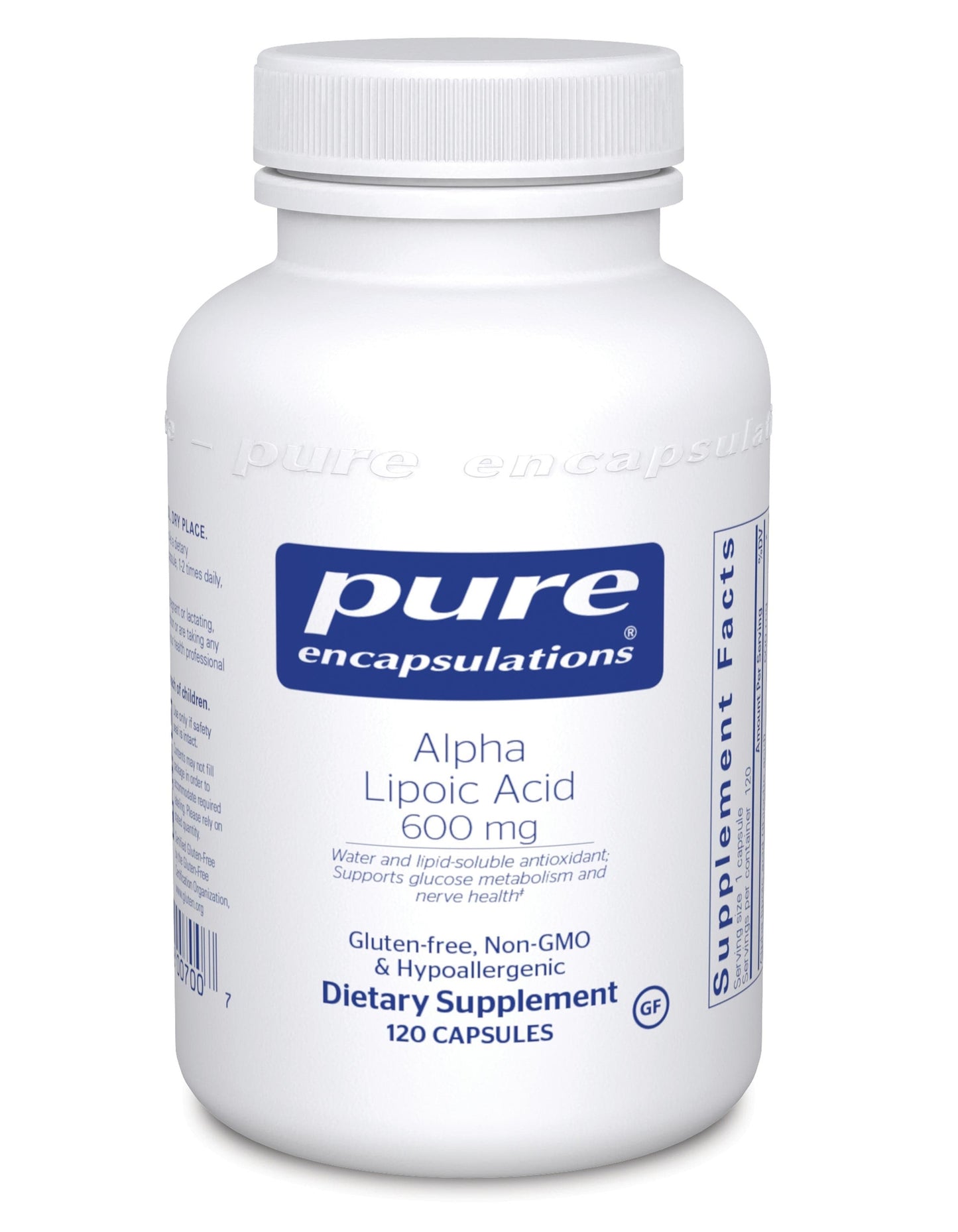 Pure Encapsulations Alpha Lipoic Acid 600mg