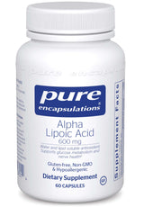 Pure Encapsulations Alpha Lipoic Acid 600mg