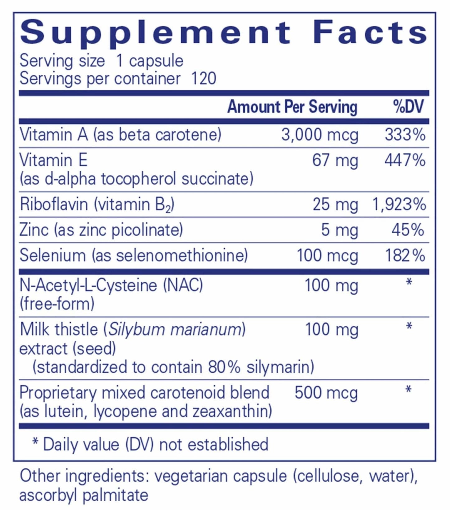 Pure Encapsulations AntiOxidant Formula