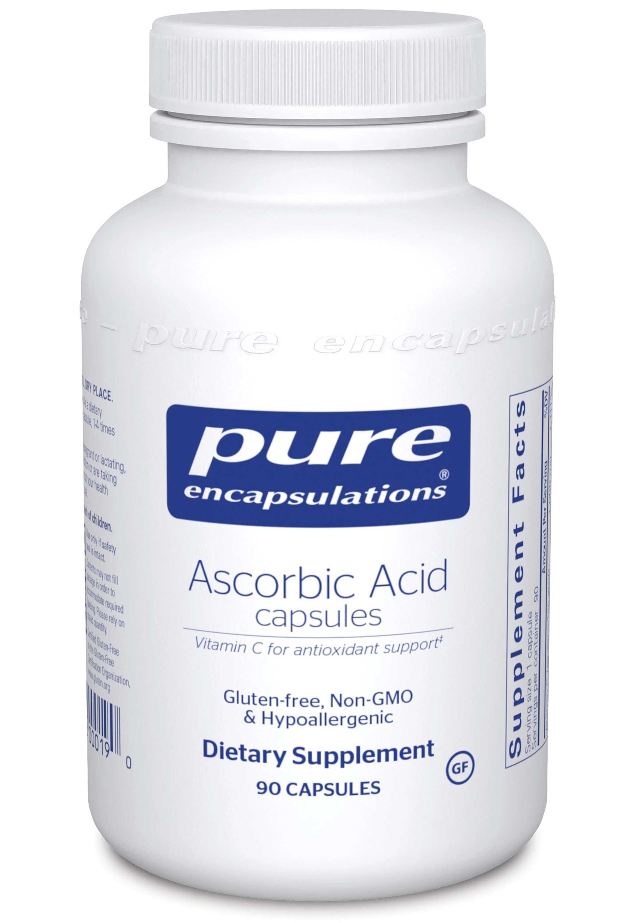Pure Encapsulations Ascorbic Acid Capsules