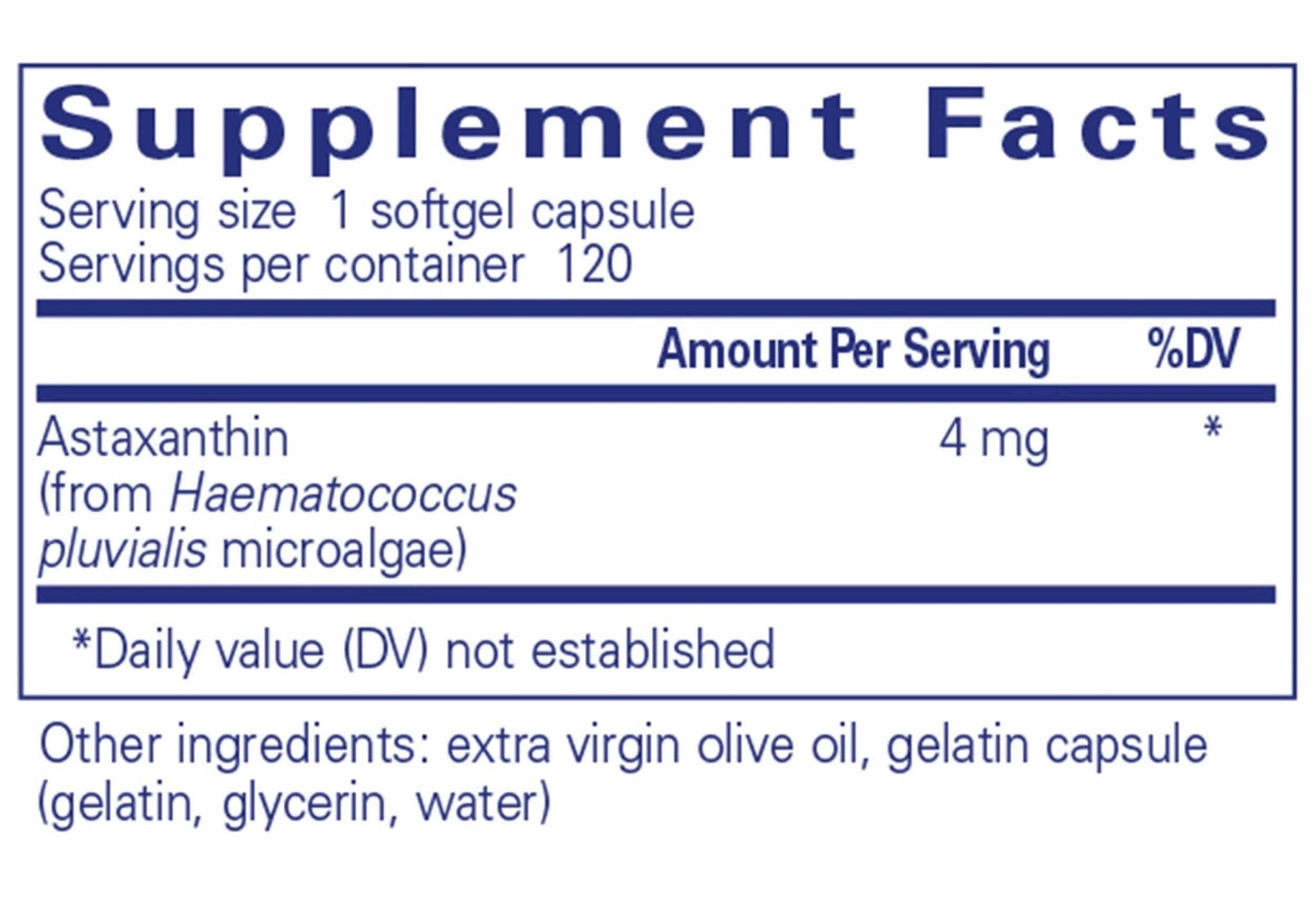 Pure Encapsulations Astaxanthin