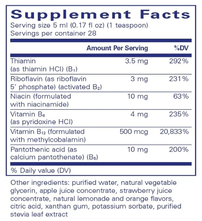 Pure Encapsulations B-Complex Liquid