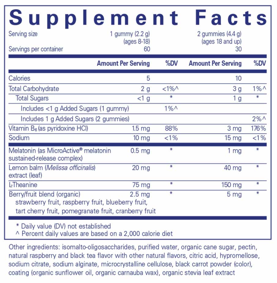 Pure Encapsulations Best-Rest Gummy