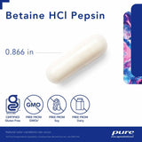 Pure Encapsulations Betaine HCl Pepsin