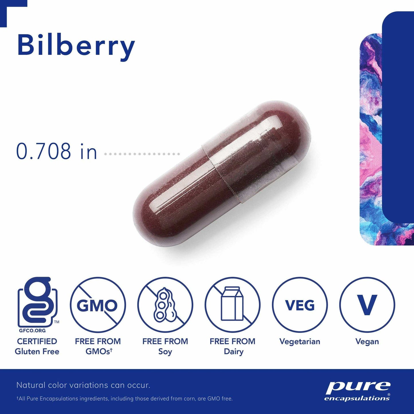 Pure Encapsulations Bilberry 160mg