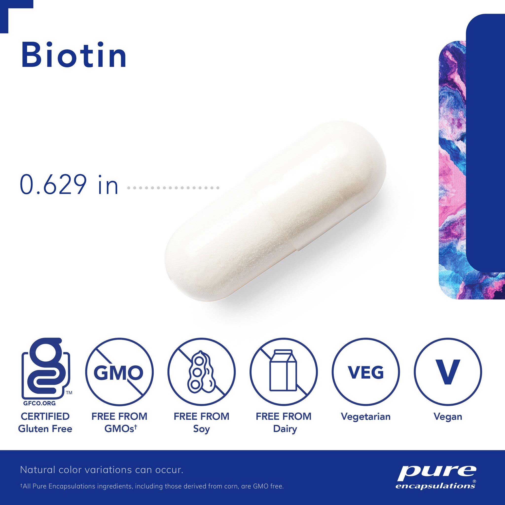 Pure Encapsulations Biotin 8 mg