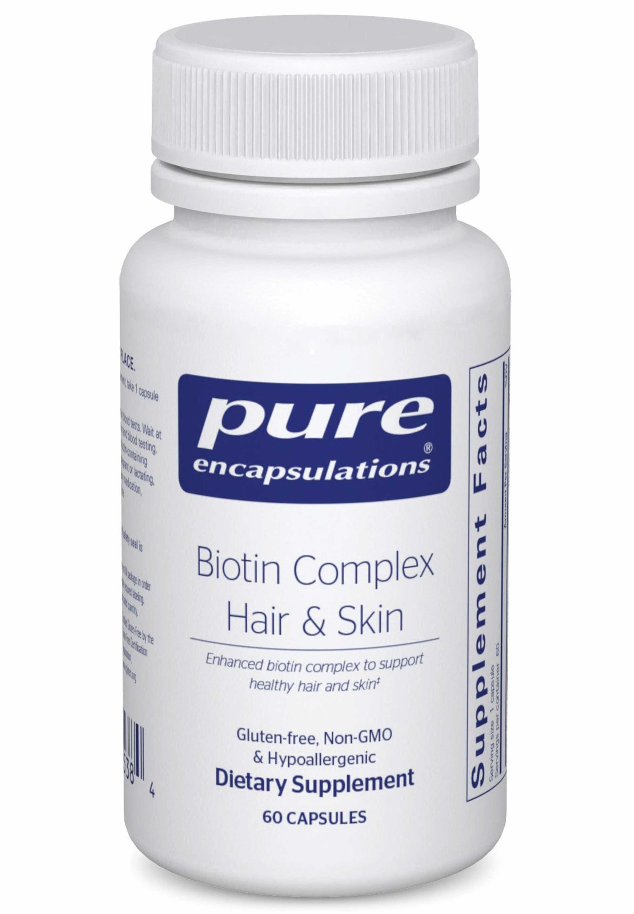 Pure Encapsulations Biotin Complex Hair & Skin