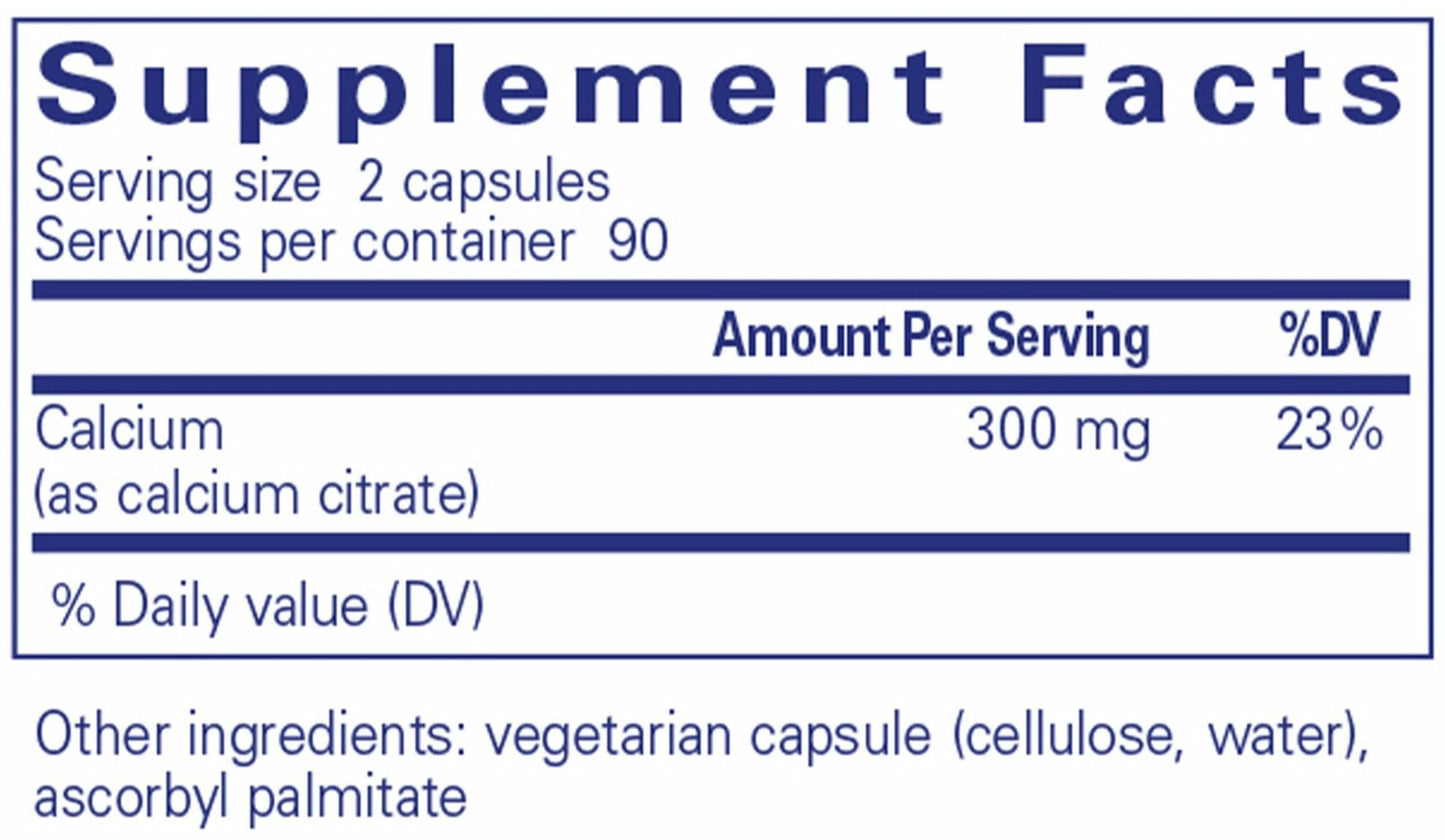 Pure Encapsulations Calcium (Citrate)