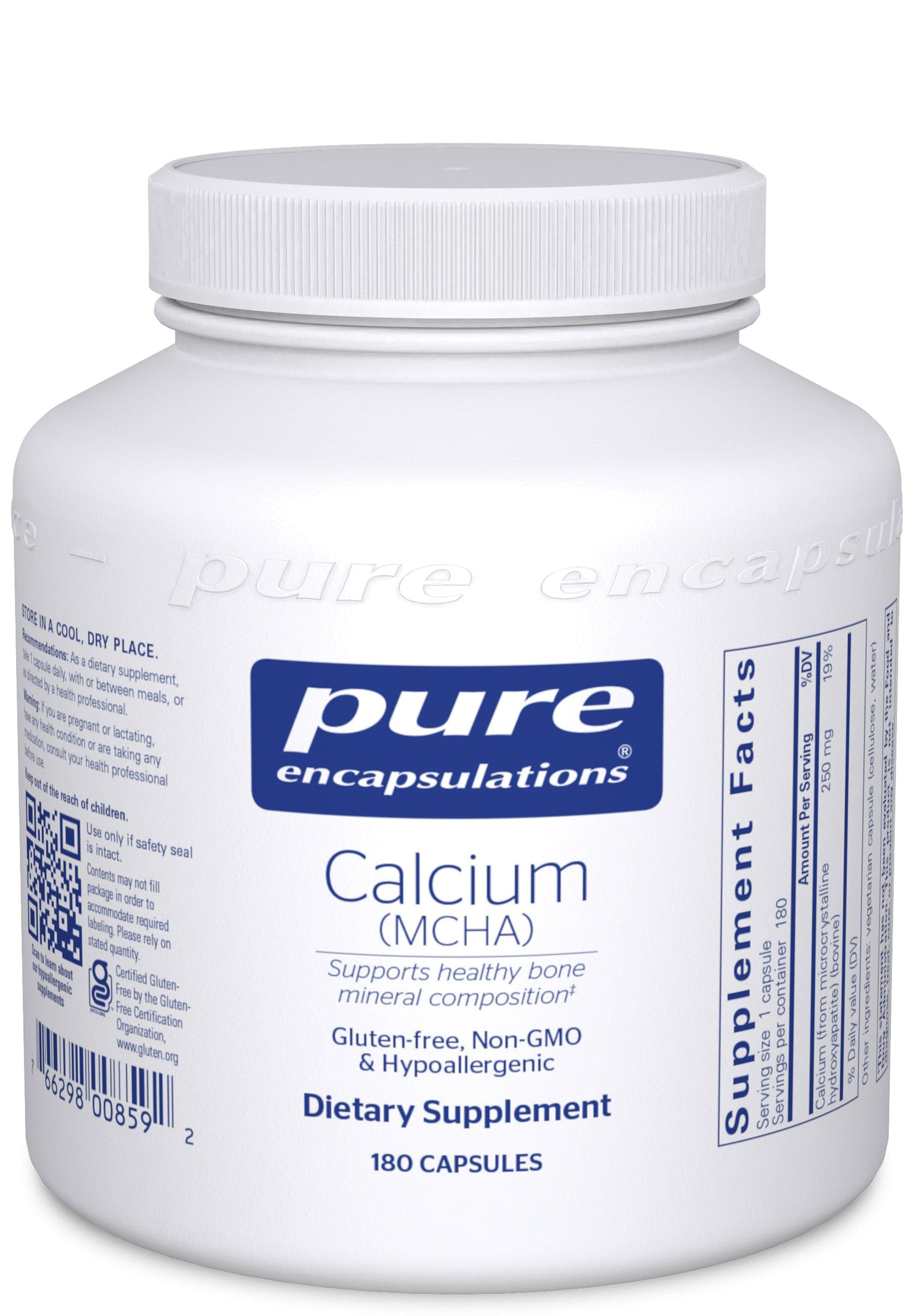 Pure Encapsulations Calcium (MCHA)