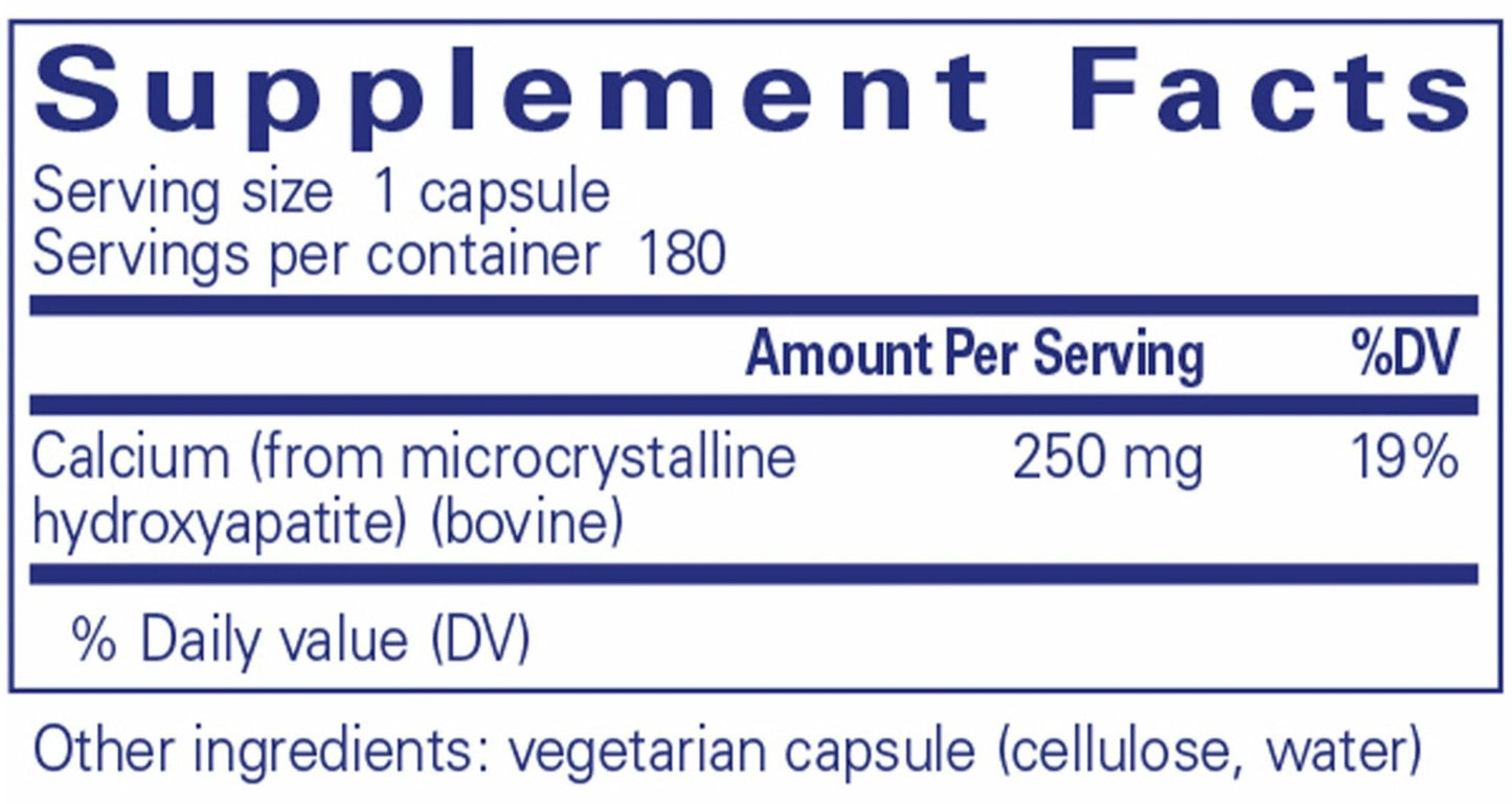 Pure Encapsulations Calcium (MCHA)