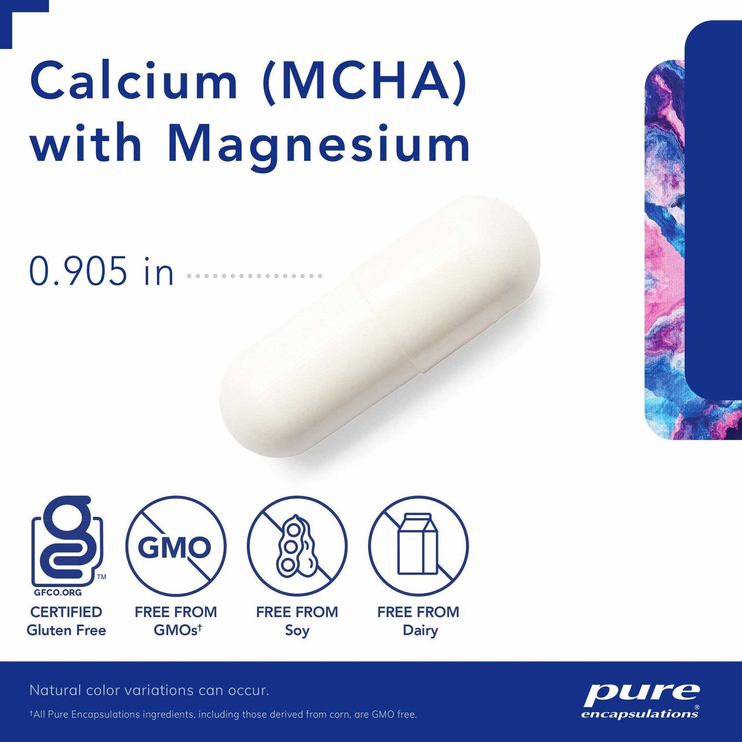 Pure Encapsulations Calcium (MCHA) with Magnesium