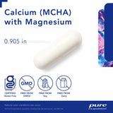 Pure Encapsulations Calcium (MCHA) with Magnesium