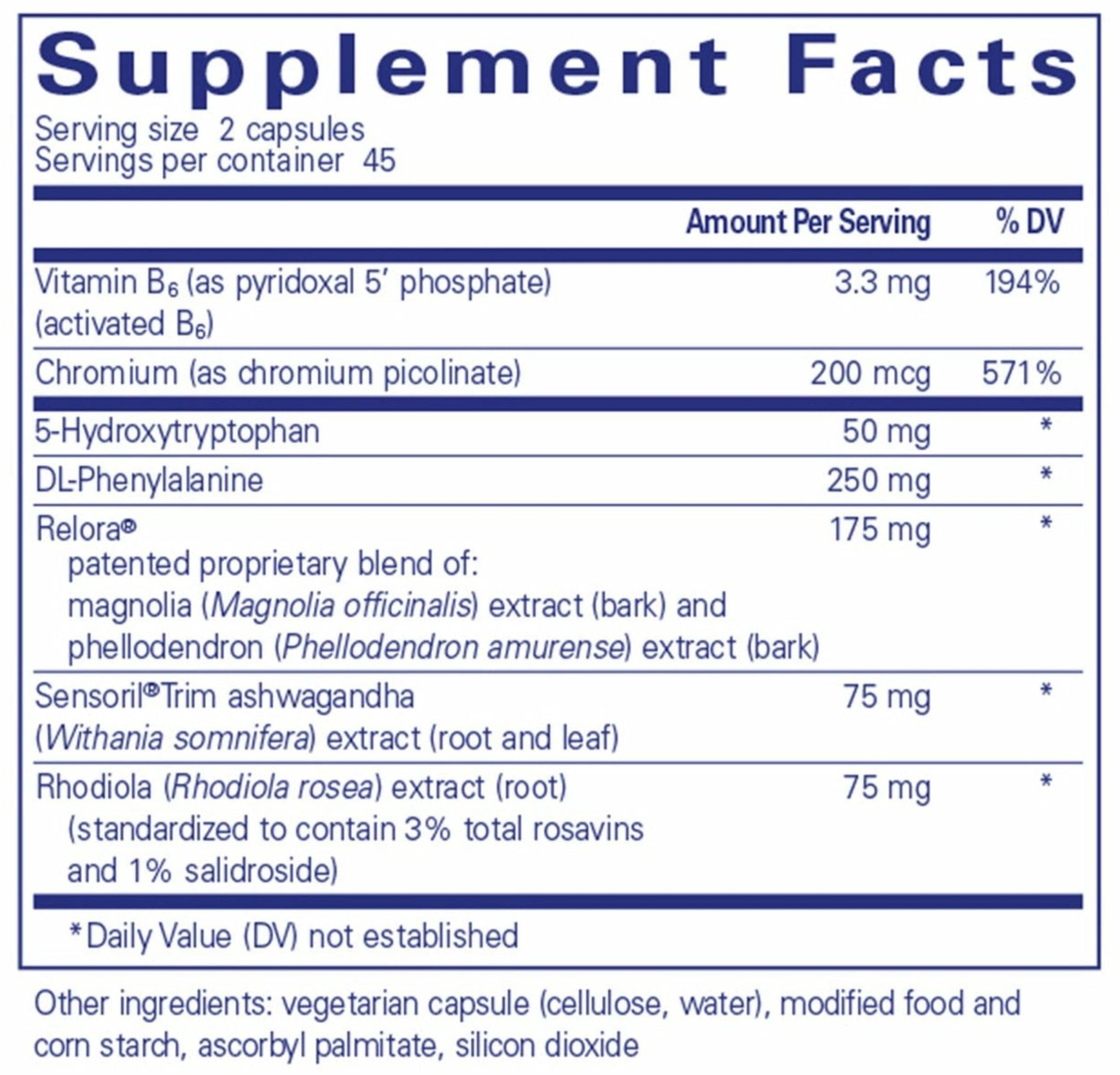Pure Encapsulations CarbCrave Complex