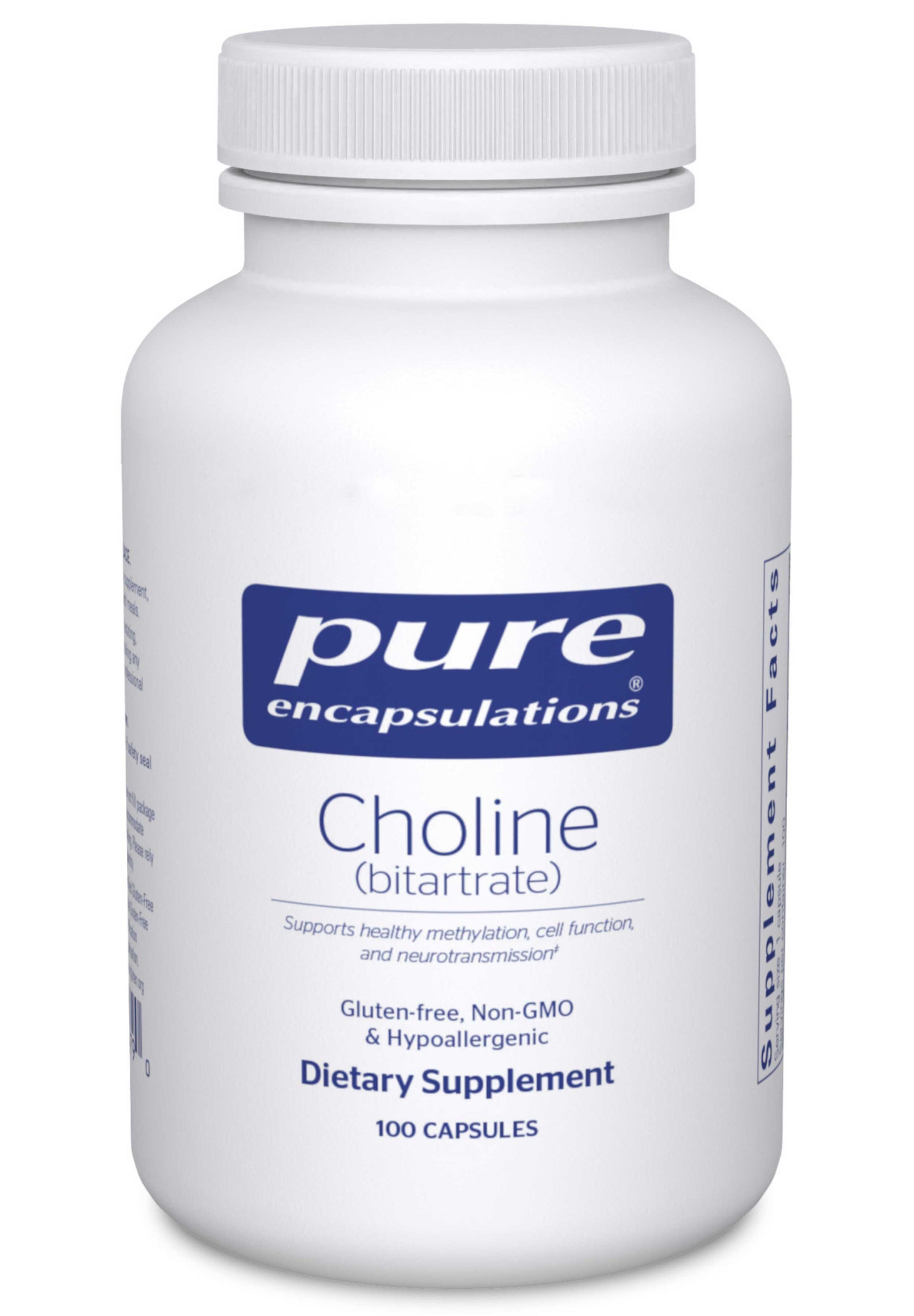 Pure Encapsulations Choline (bitartrate)