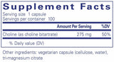 Pure Encapsulations Choline (bitartrate)