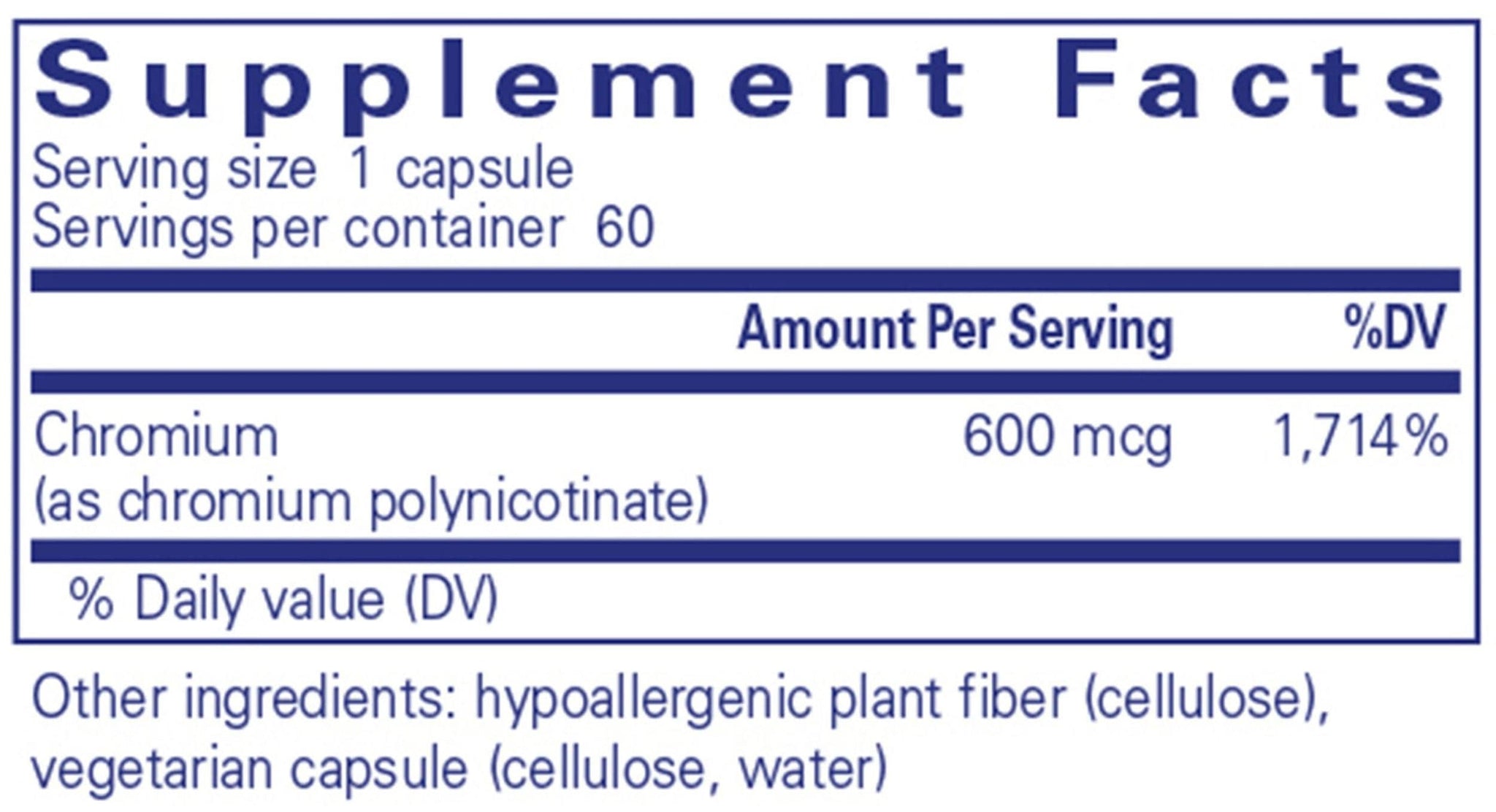 Pure Encapsulations ChromeMate GTF 600