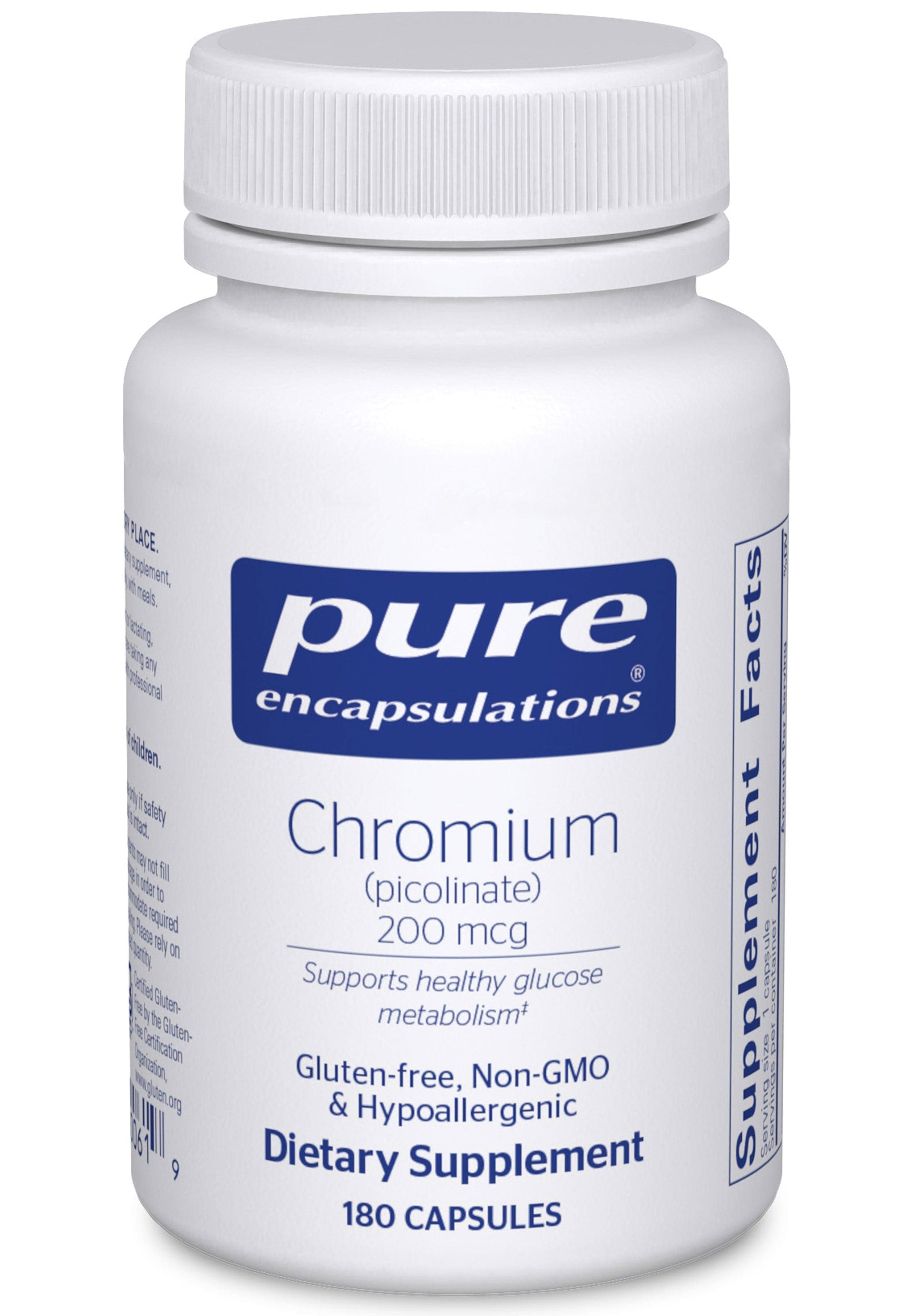 Pure Encapsulations Chromium (picolinate) 200mcg